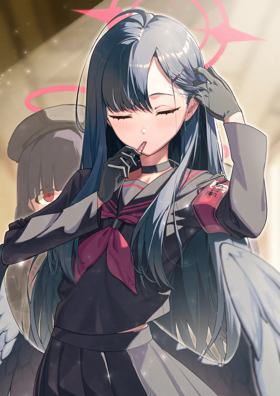 效率至上♪ – 咬着发圈插画特辑