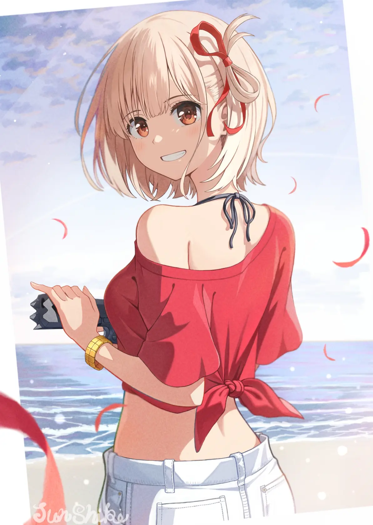 一秒切换风格！ – 「绑起衣摆」插画特辑