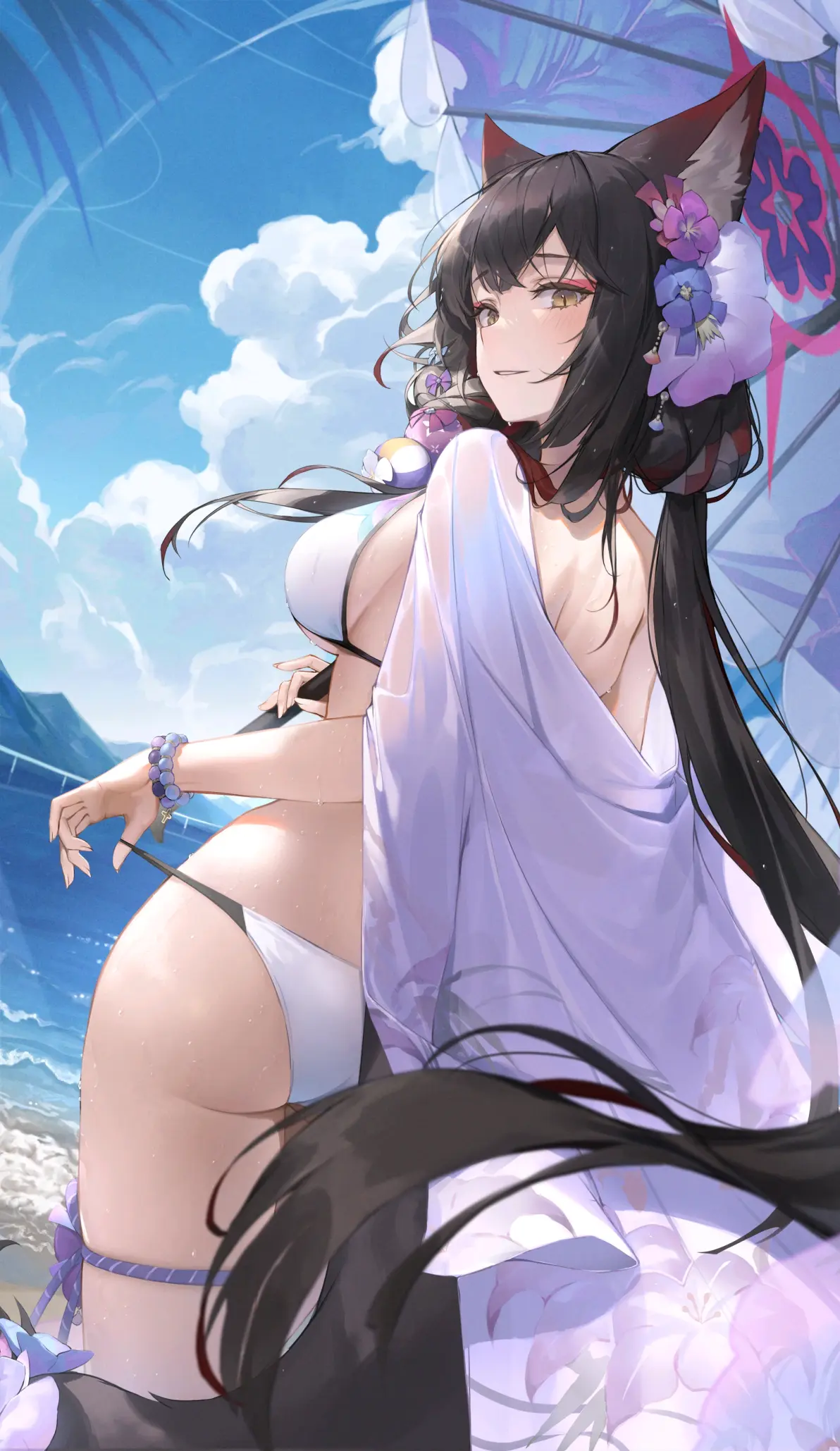 清凉一夏！ – 海边嬉戏插画特辑