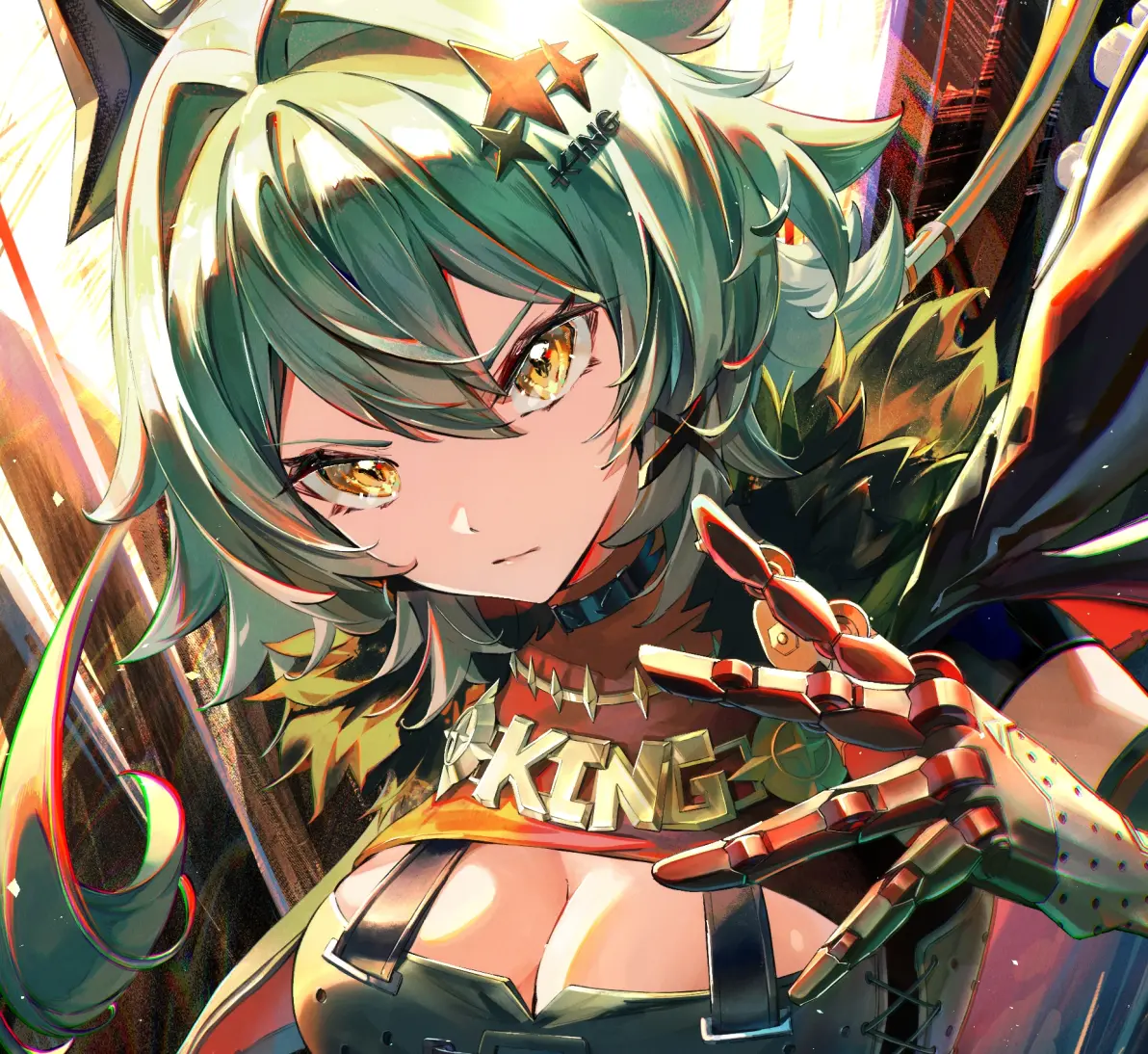 装饰发梢♡ – 发夹插画特辑