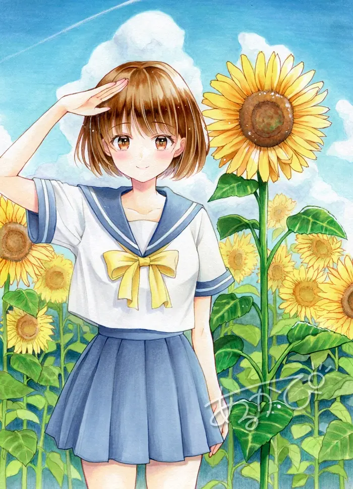 酷炫可爱都难不倒♡ – 波波头女子插画特辑