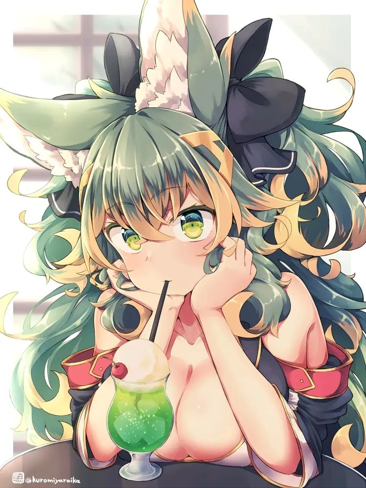 嘟嘟的脸颊♡ – 托腮女子插画特辑