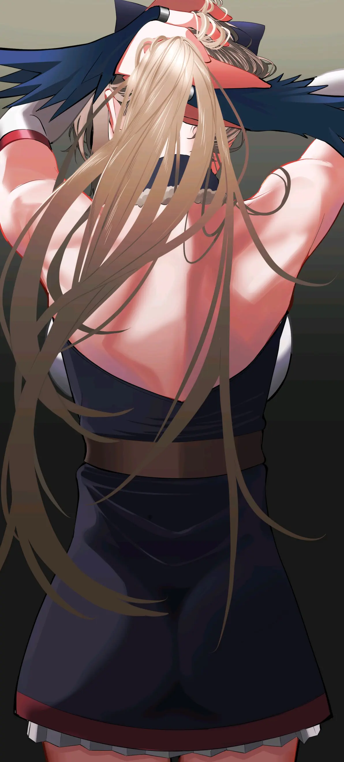 打起精神！ – 绑头发插画特辑