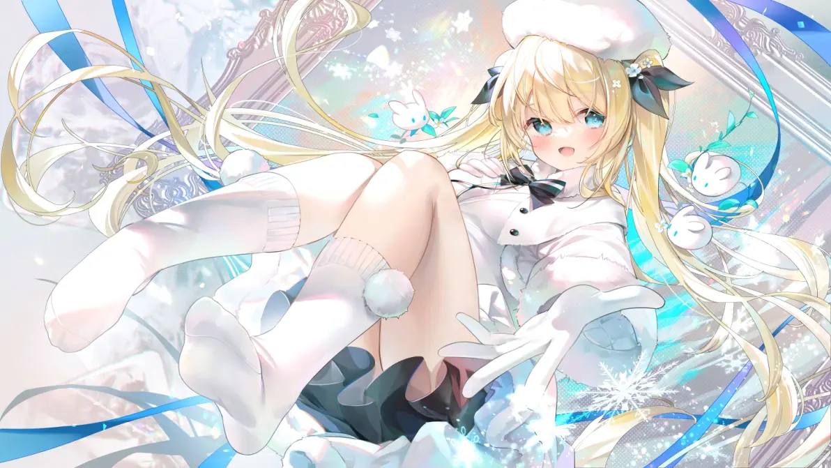 金光闪闪♡ – 金长发女子插画特辑