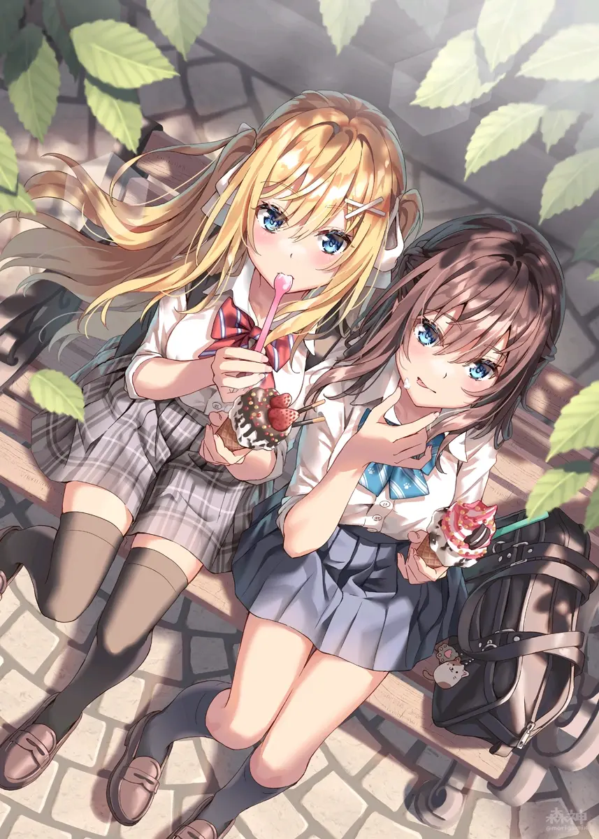 凉爽又甜美♡ – 冰淇淋插画特辑