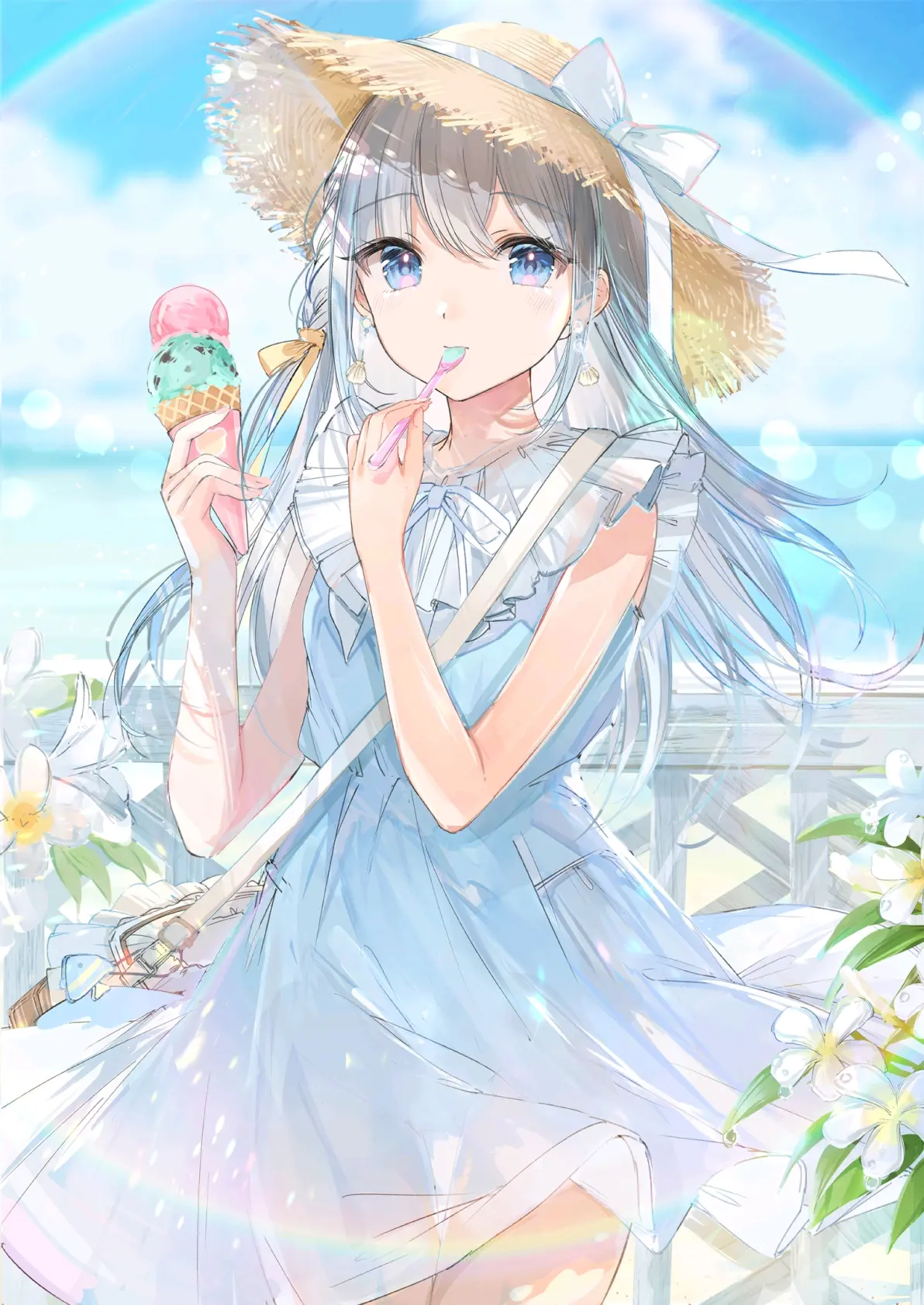 凉爽又甜美♡ – 冰淇淋插画特辑