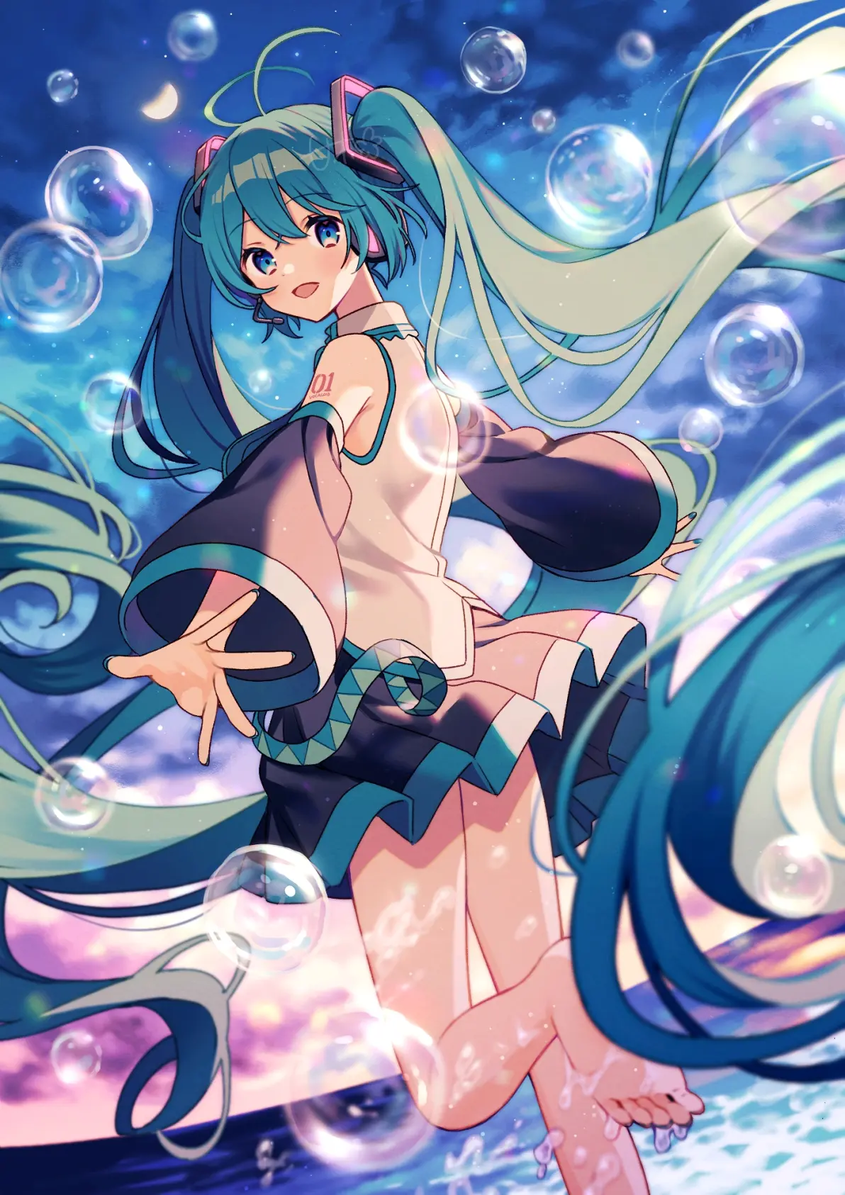 短暂的虹色光辉 – 肥皂泡插画特辑