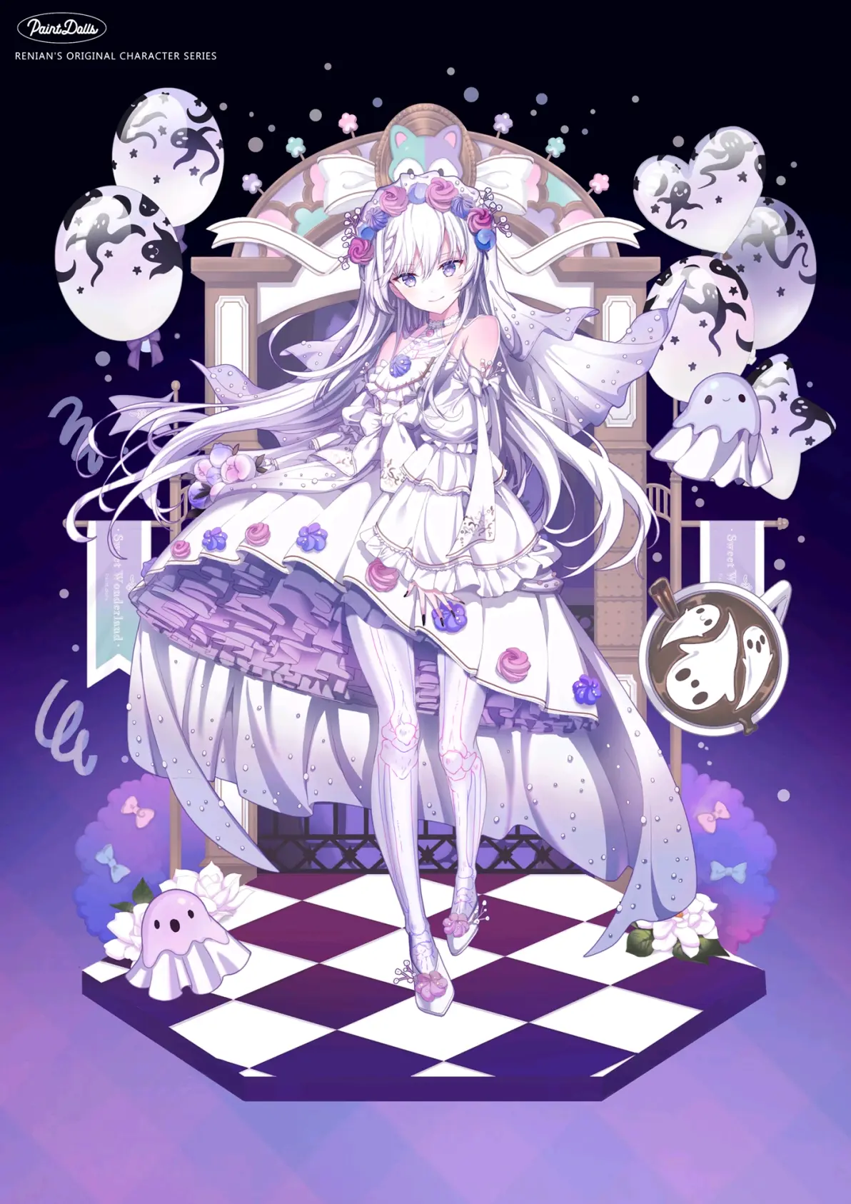 包裹幸福的瞬间♡ – 婚纱插画特辑