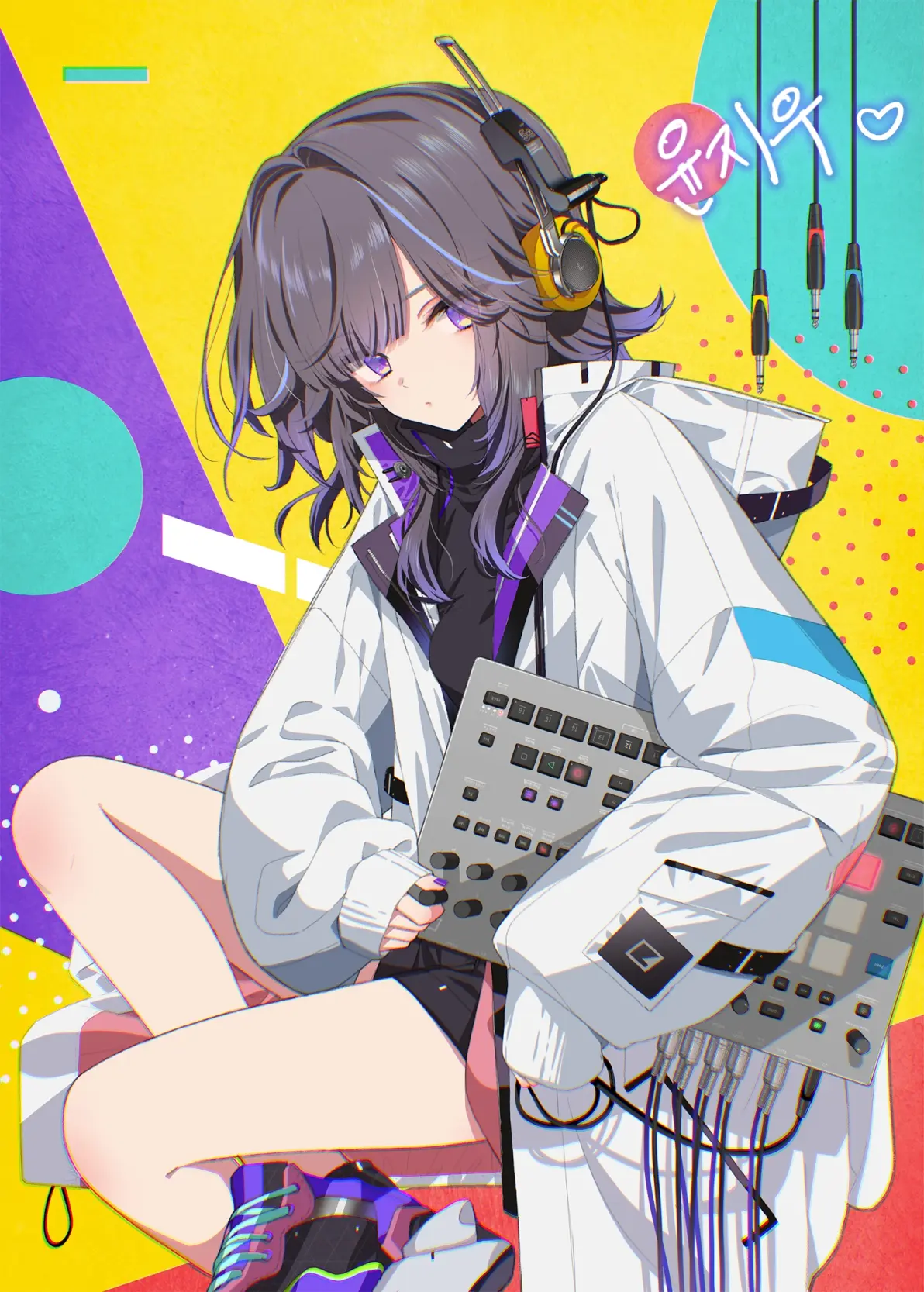 与音乐相伴 – 头戴式耳机插画特辑