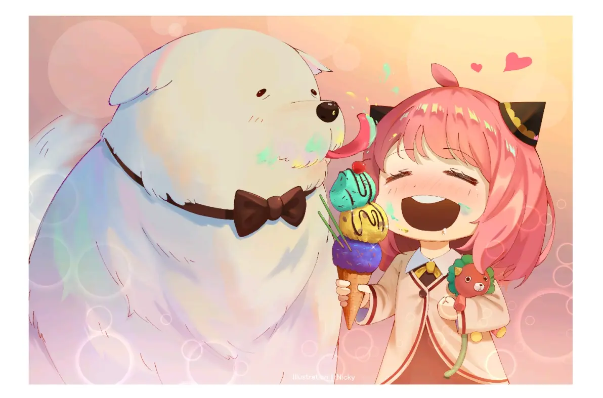 凉爽又甜美♡ – 冰淇淋插画特辑