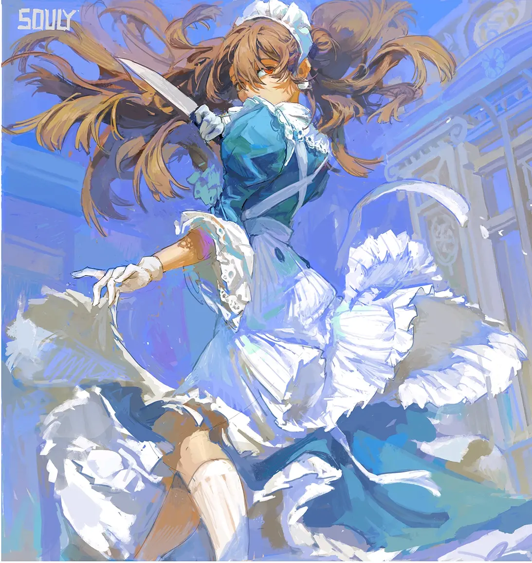 冰冷的光芒 – 刀具插画特辑