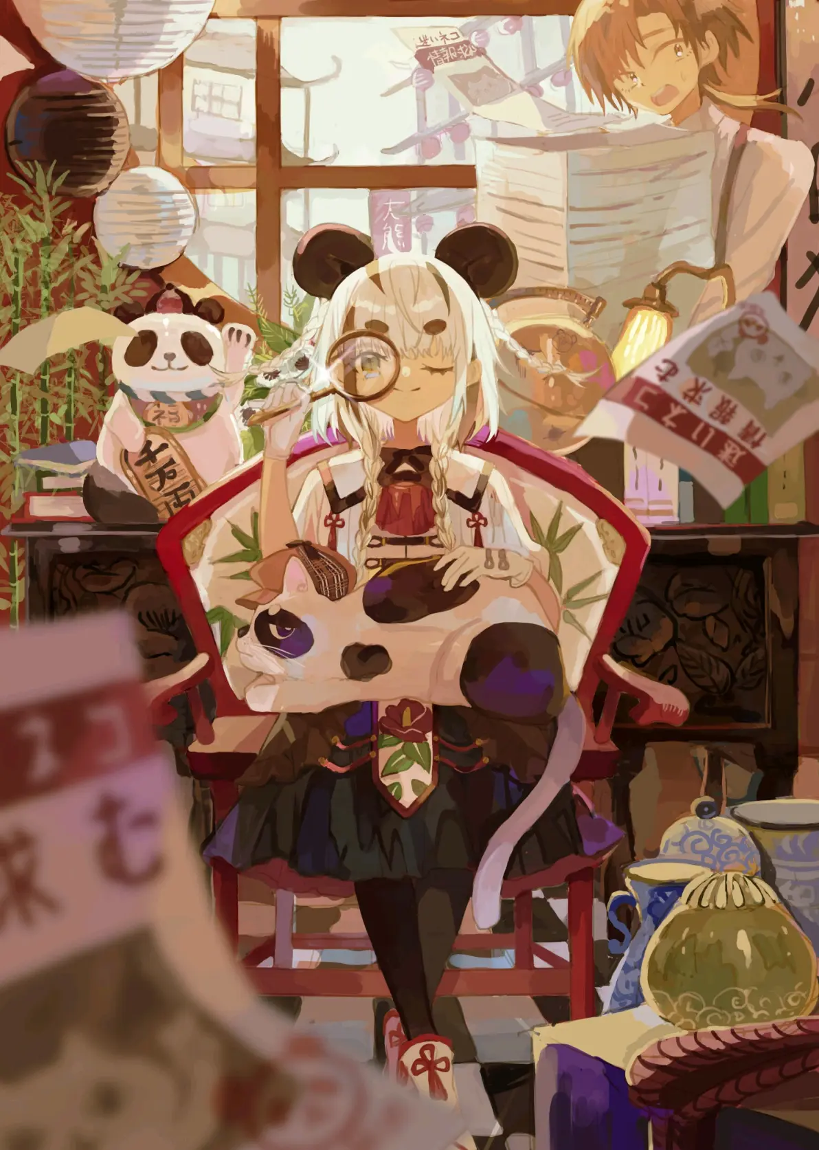 可爱满点♡ – 熊猫插画特辑