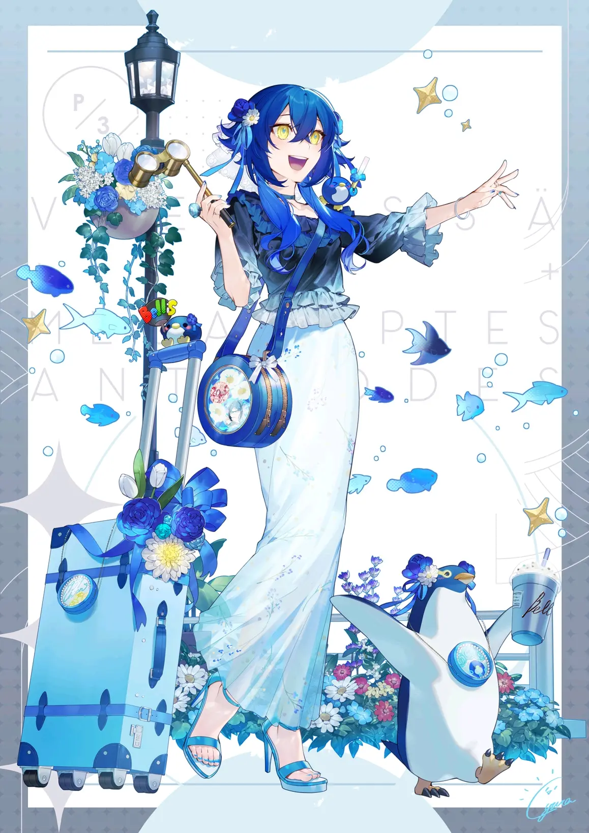 爱无止境♡ – 「推活周边」插画特辑