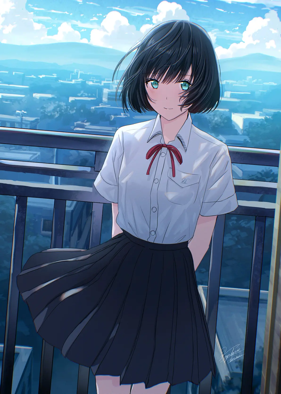 酷炫可爱都难不倒♡ – 波波头女子插画特辑