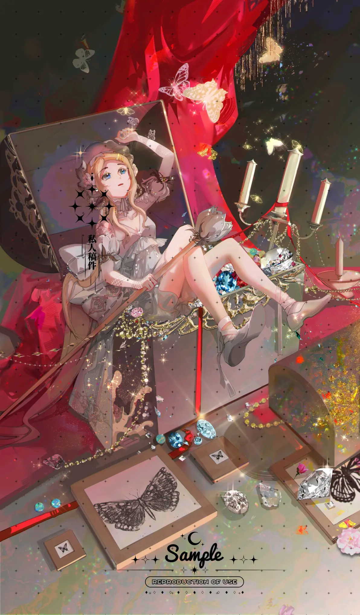 璀璨迷人 – 宝石插画特辑