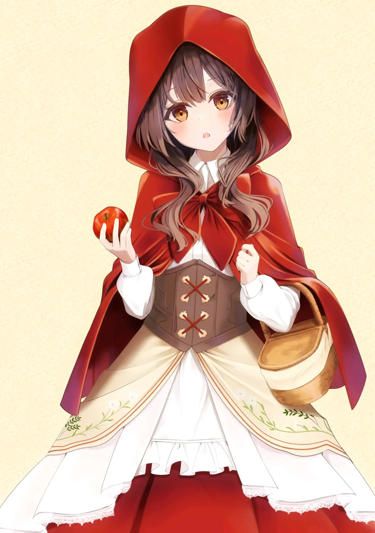 路上要小心 – 小红帽插画特辑