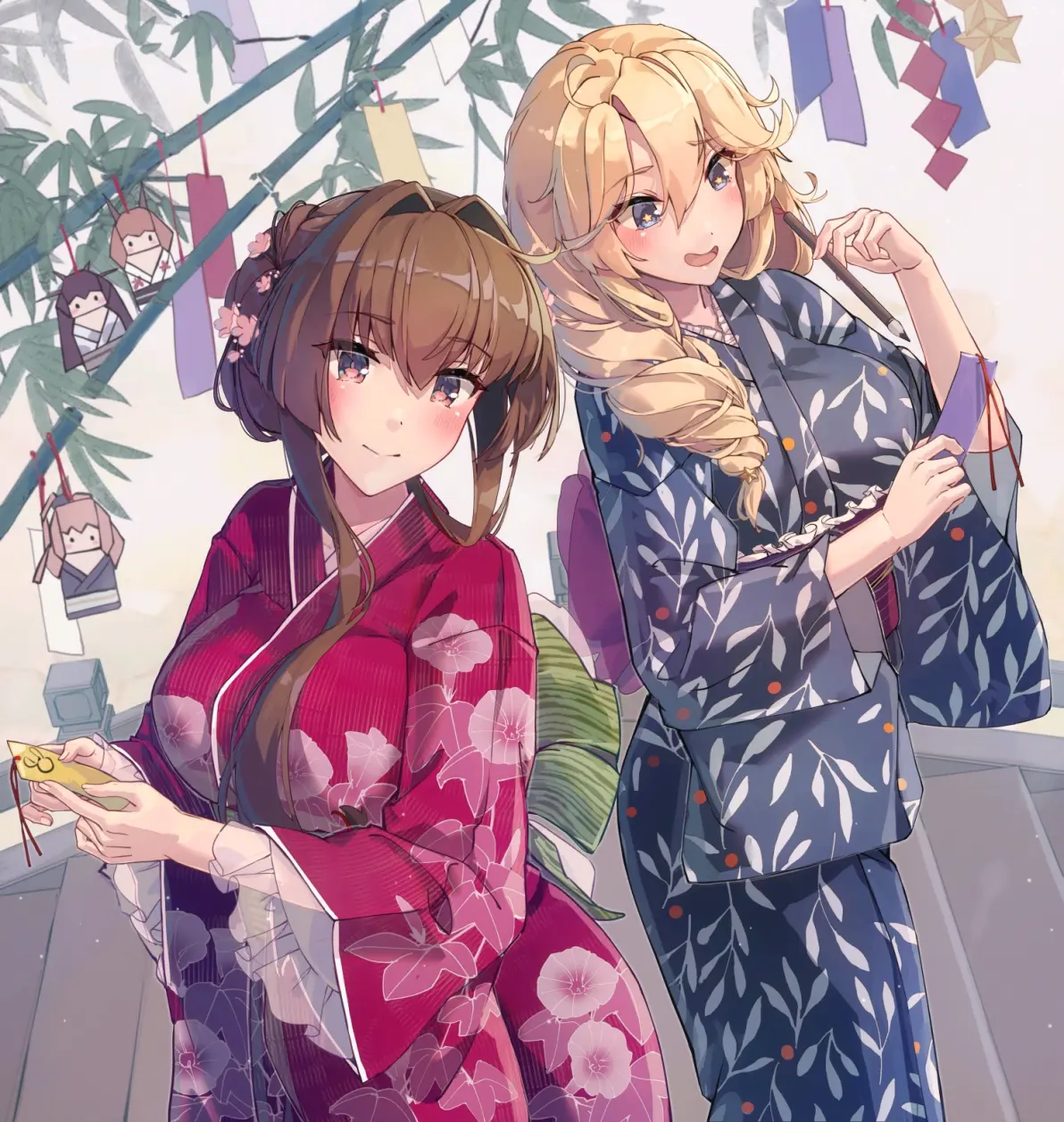 夏日风情♡ – 浴衣女子插画特辑