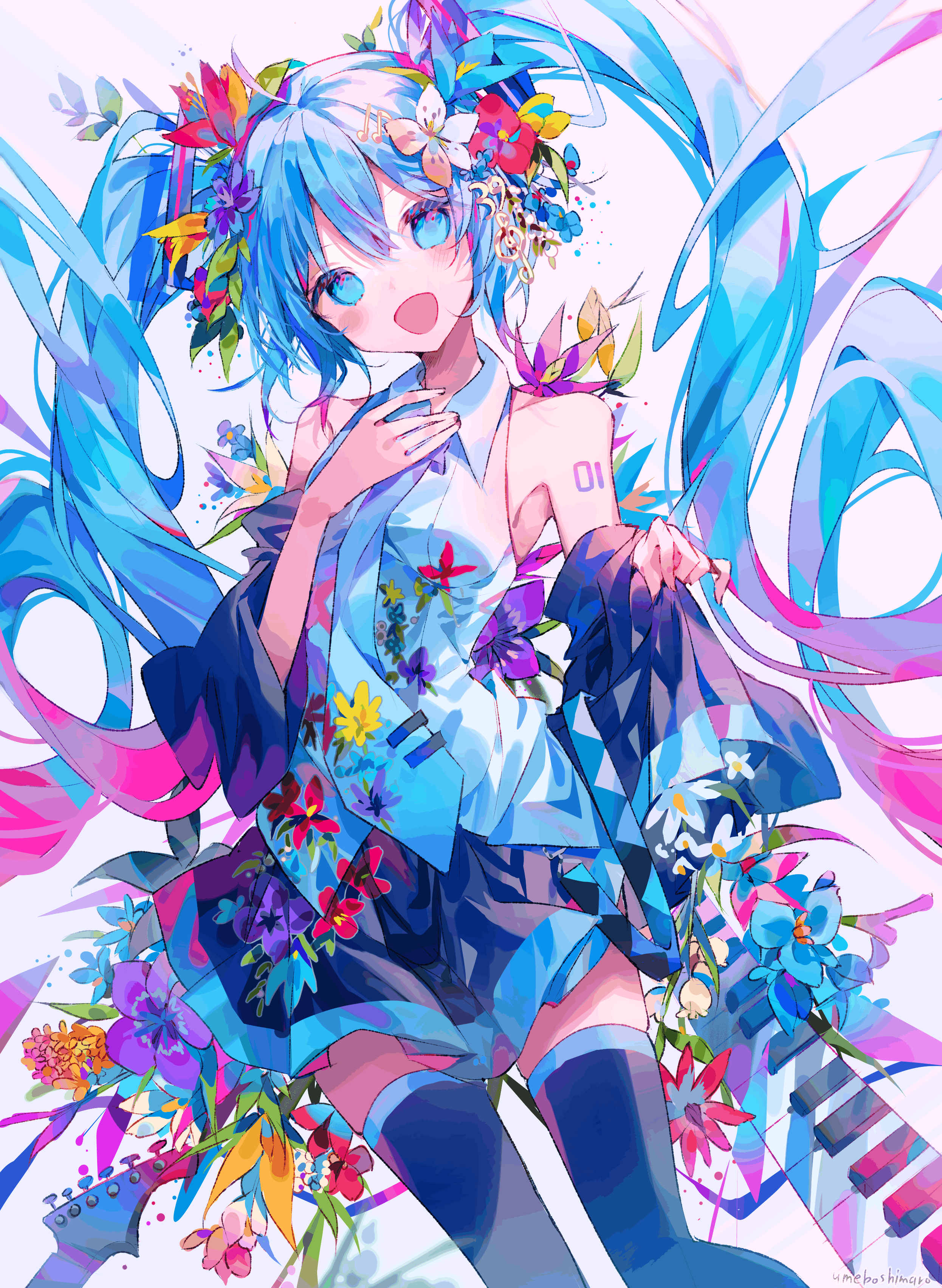 日本画师梅まろ(umemaro、umeboshimaro)的PIXIV+twitter(x)图片包