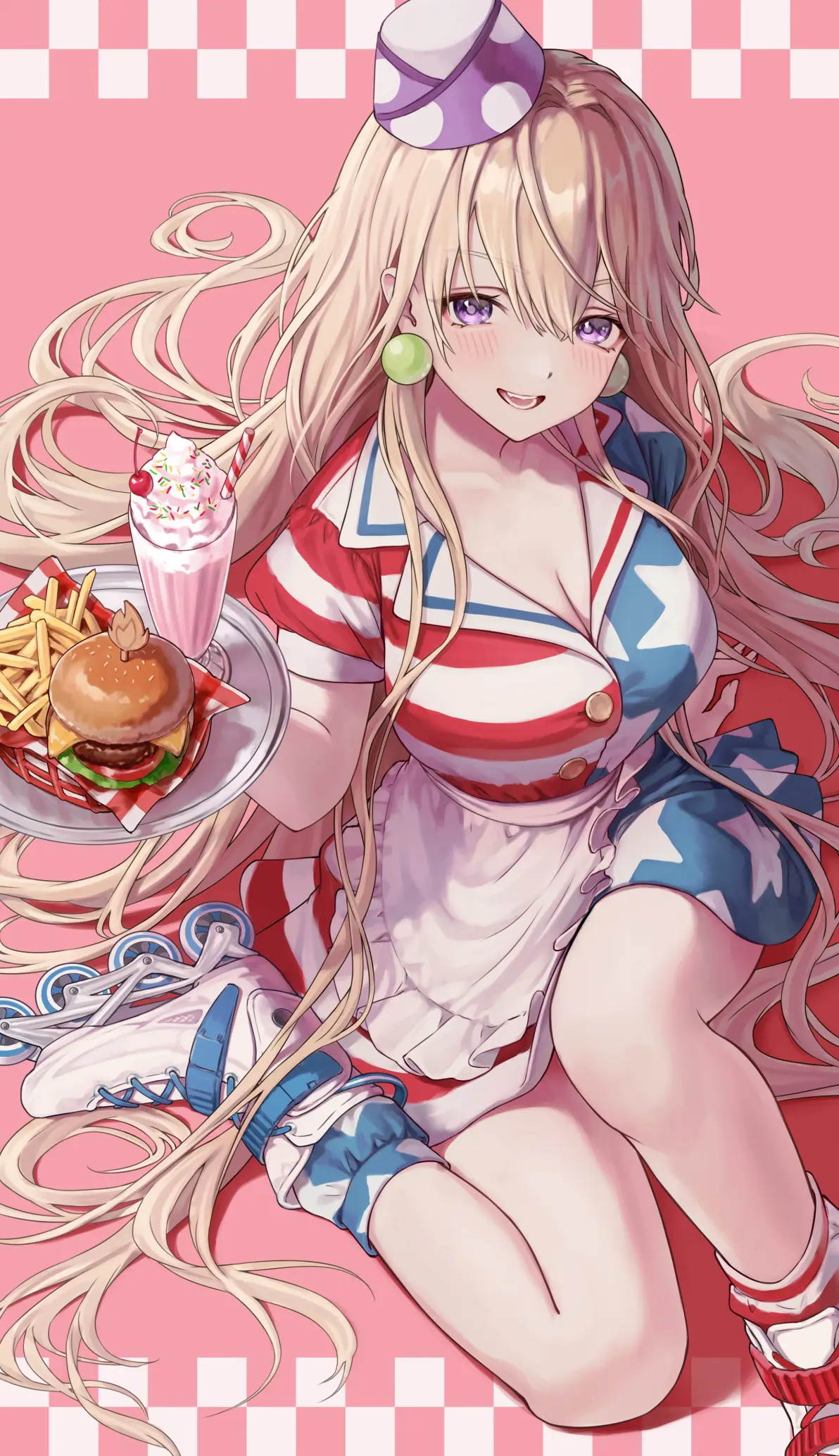 大口咬下♡ – 汉堡插画特辑