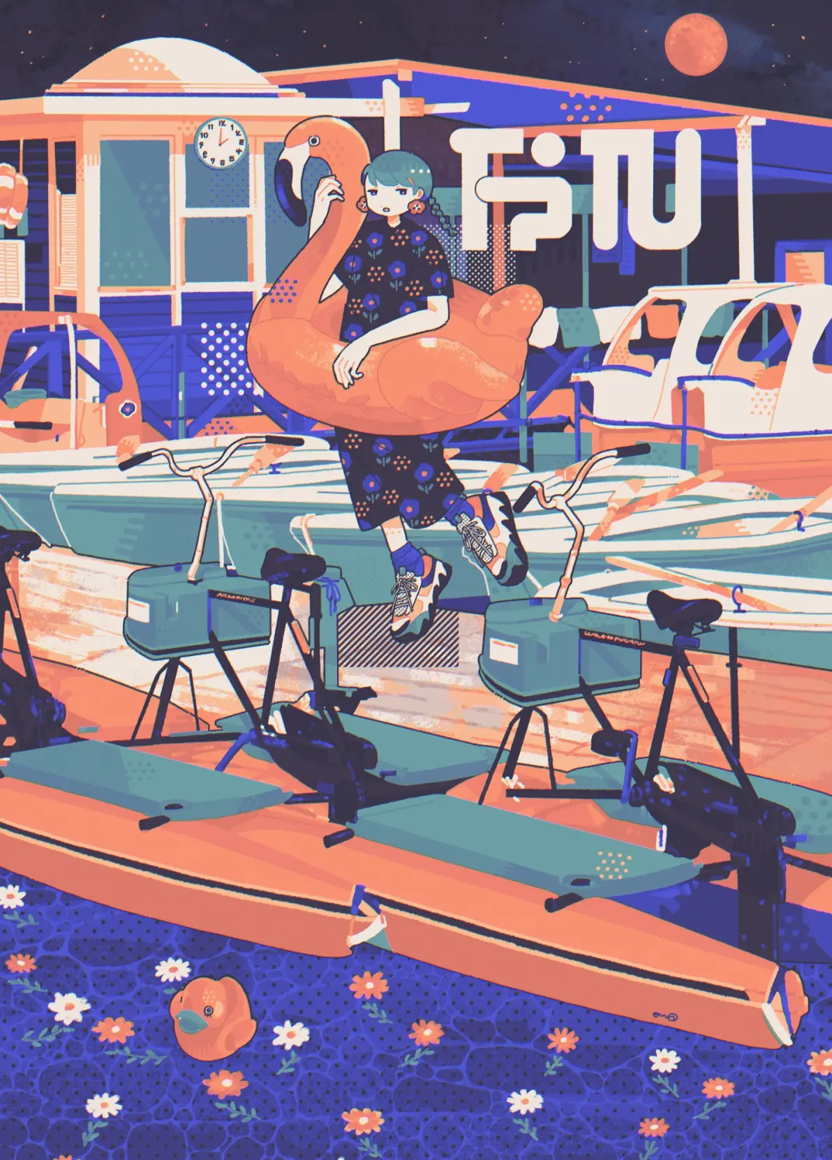 水波荡漾之美 – 船舶插画特辑