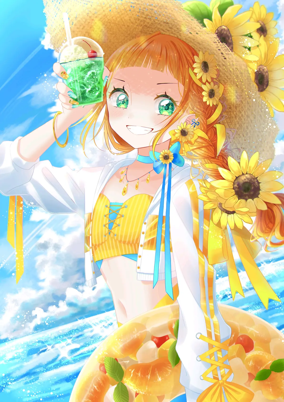 甜蜜又清爽♡ – 冰淇淋汽水插画特辑