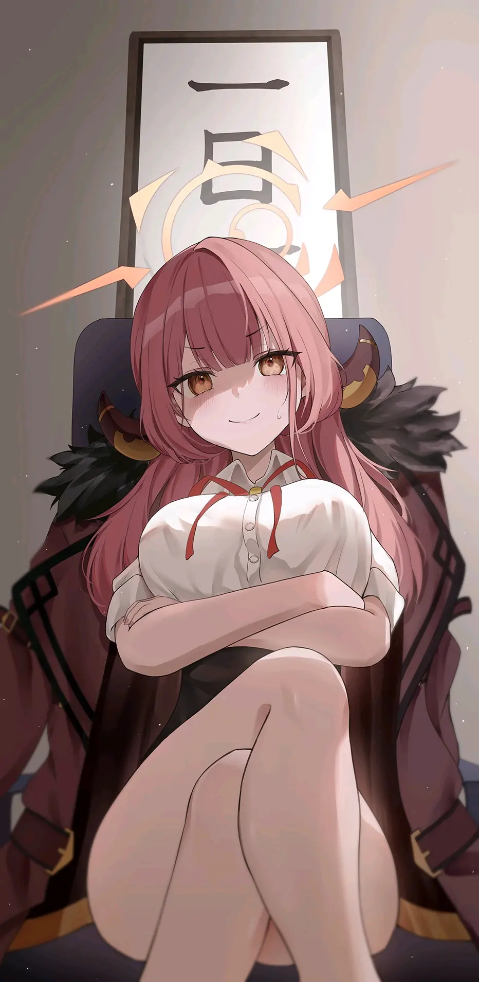 诉说情感的姿势 – 双手环胸插画特辑