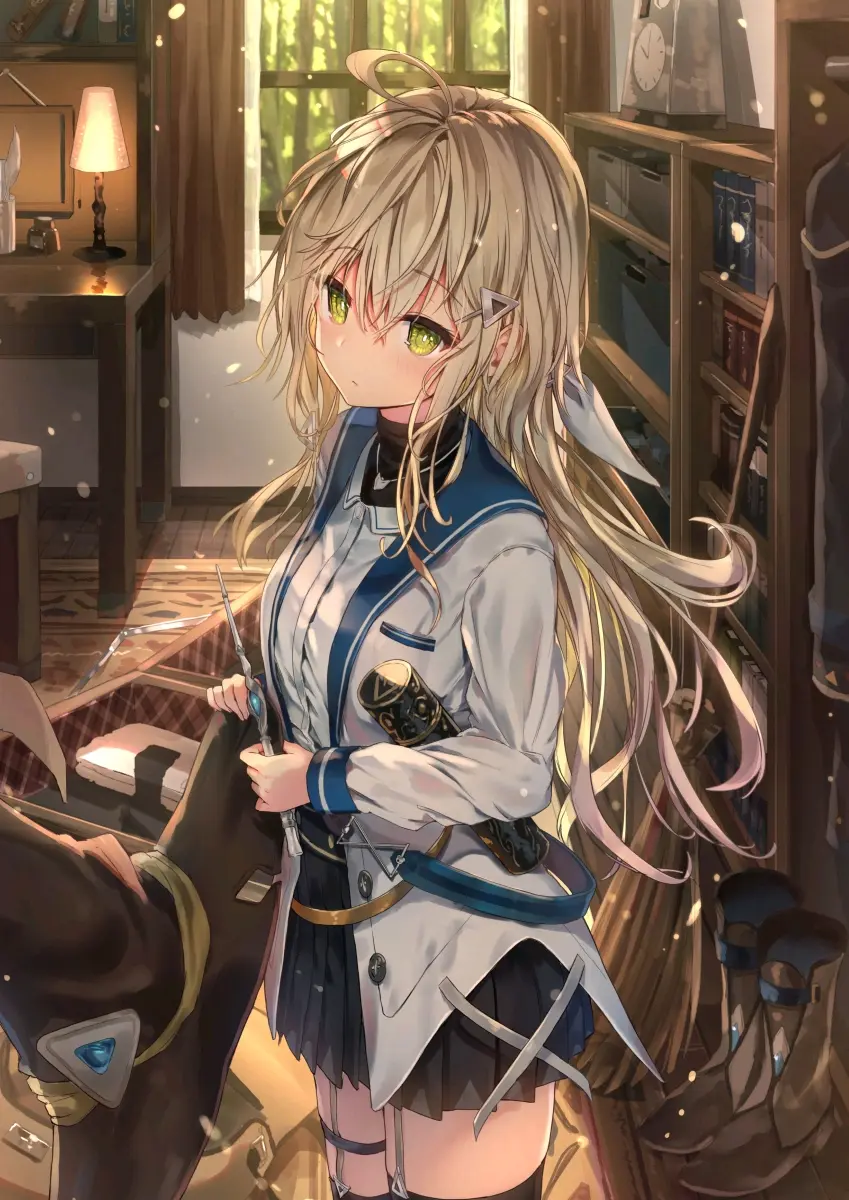 金光闪闪♡ – 金长发女子插画特辑