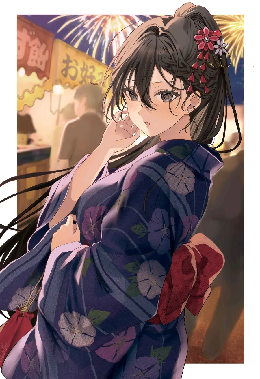 夏日风情♡ – 浴衣女子插画特辑