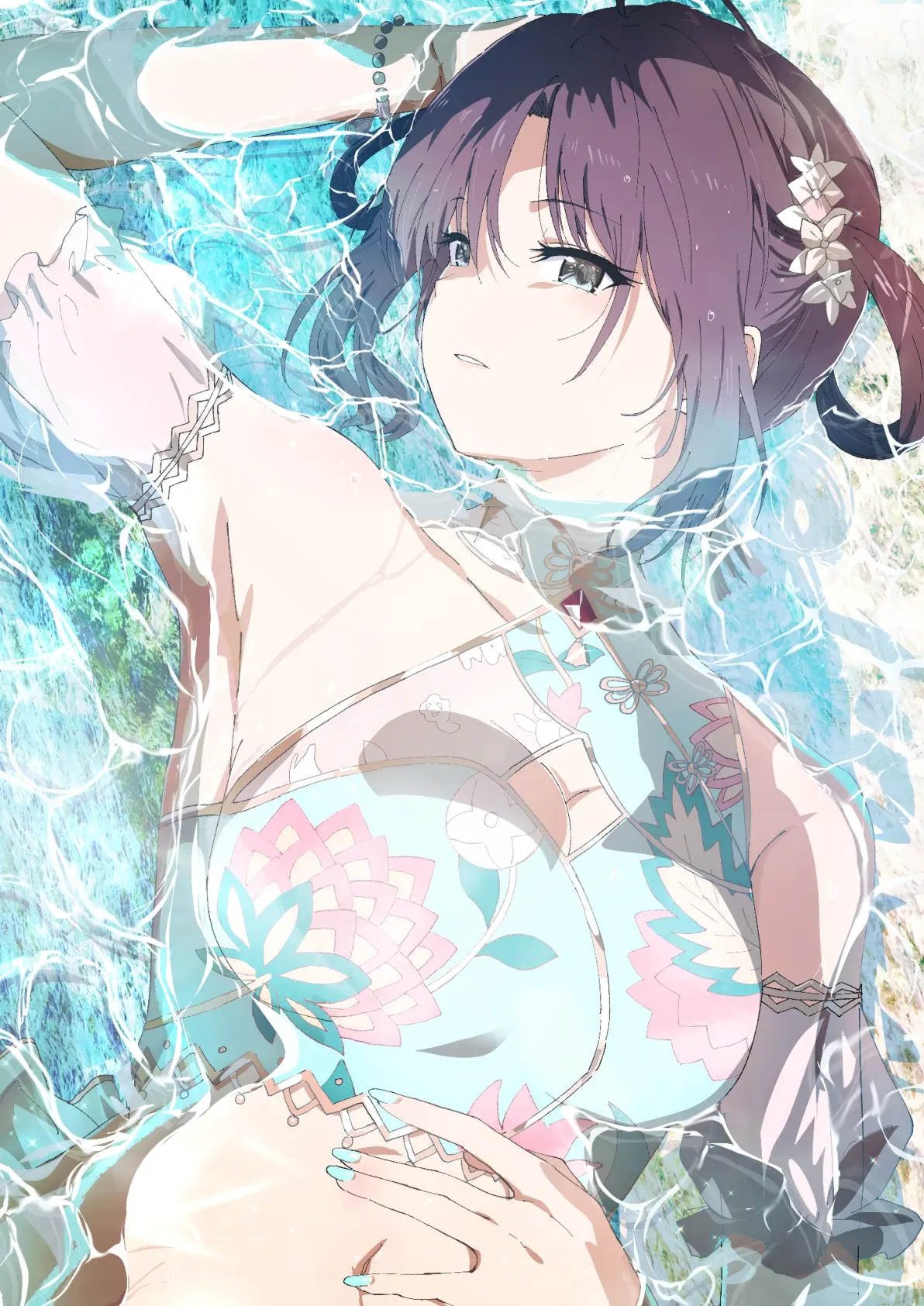 透明又清凉 – 浸在水中插画特辑