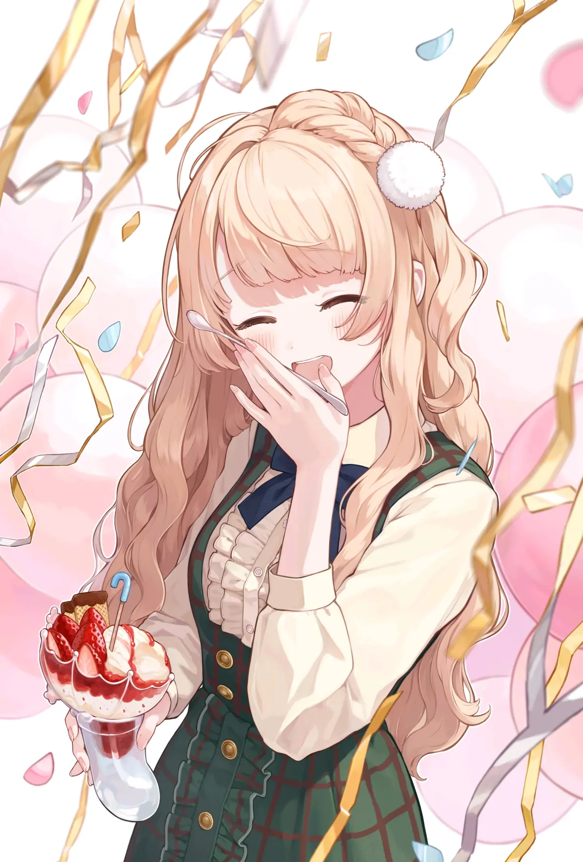 满满的甜蜜♡ – 芭菲插画特辑