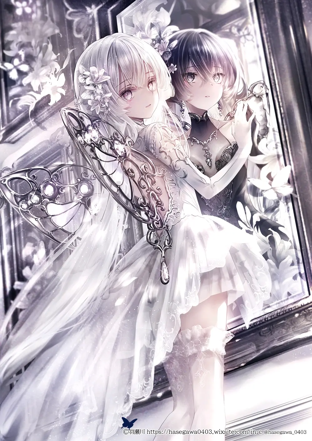 光影交错 – 白与黑插画特辑