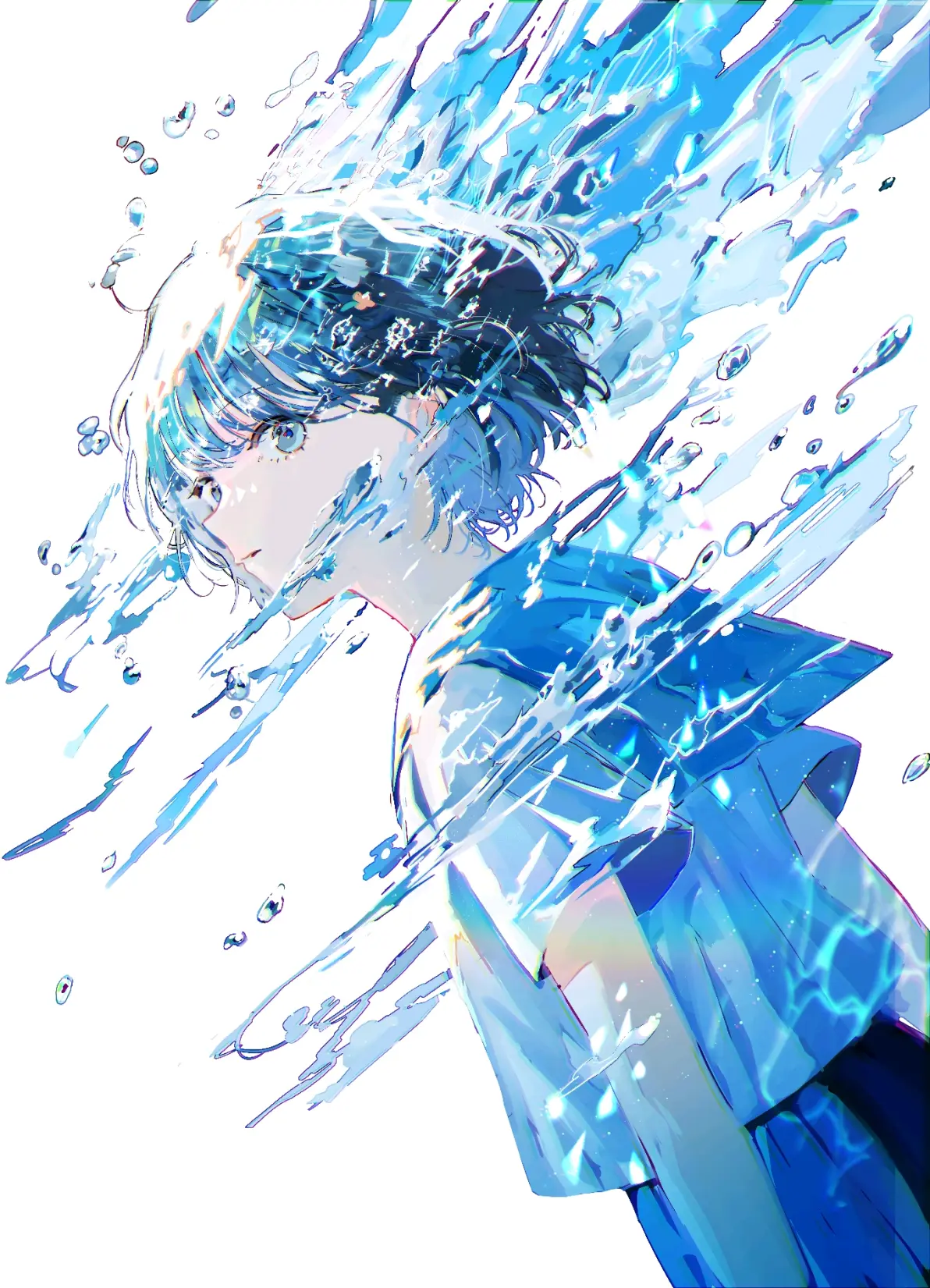 凉爽的临场感 – 水插画特辑