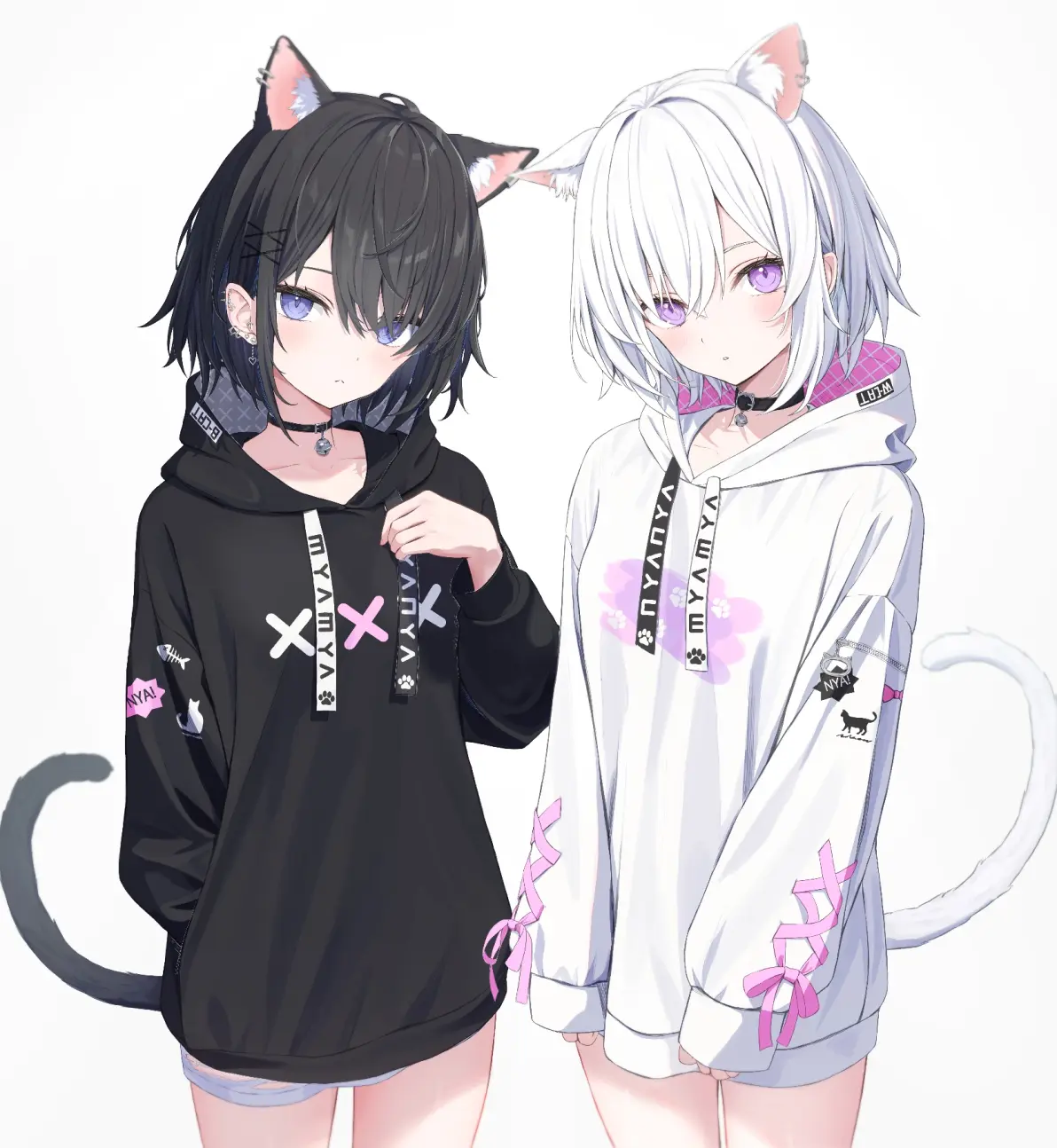 怎么这喵可爱♡ – 猫耳女子插画特辑