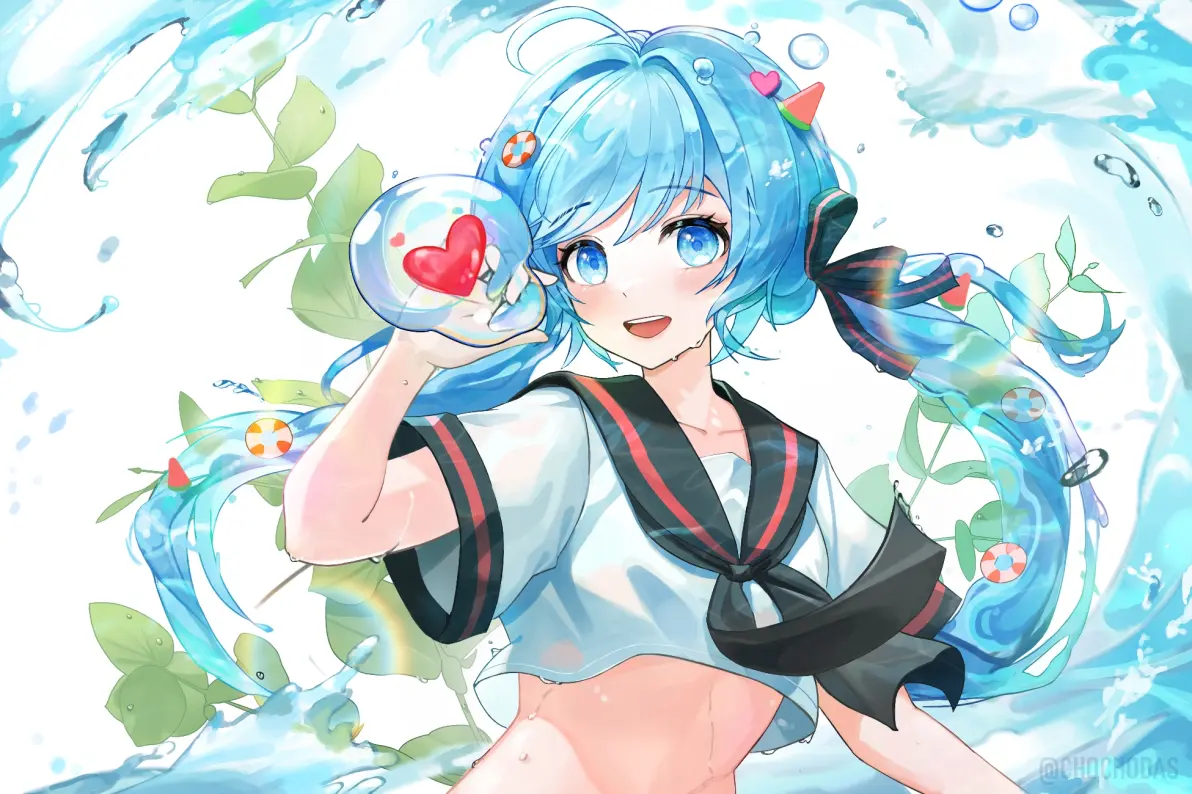 满溢的透明感 – 「#瓶未来」插画特辑