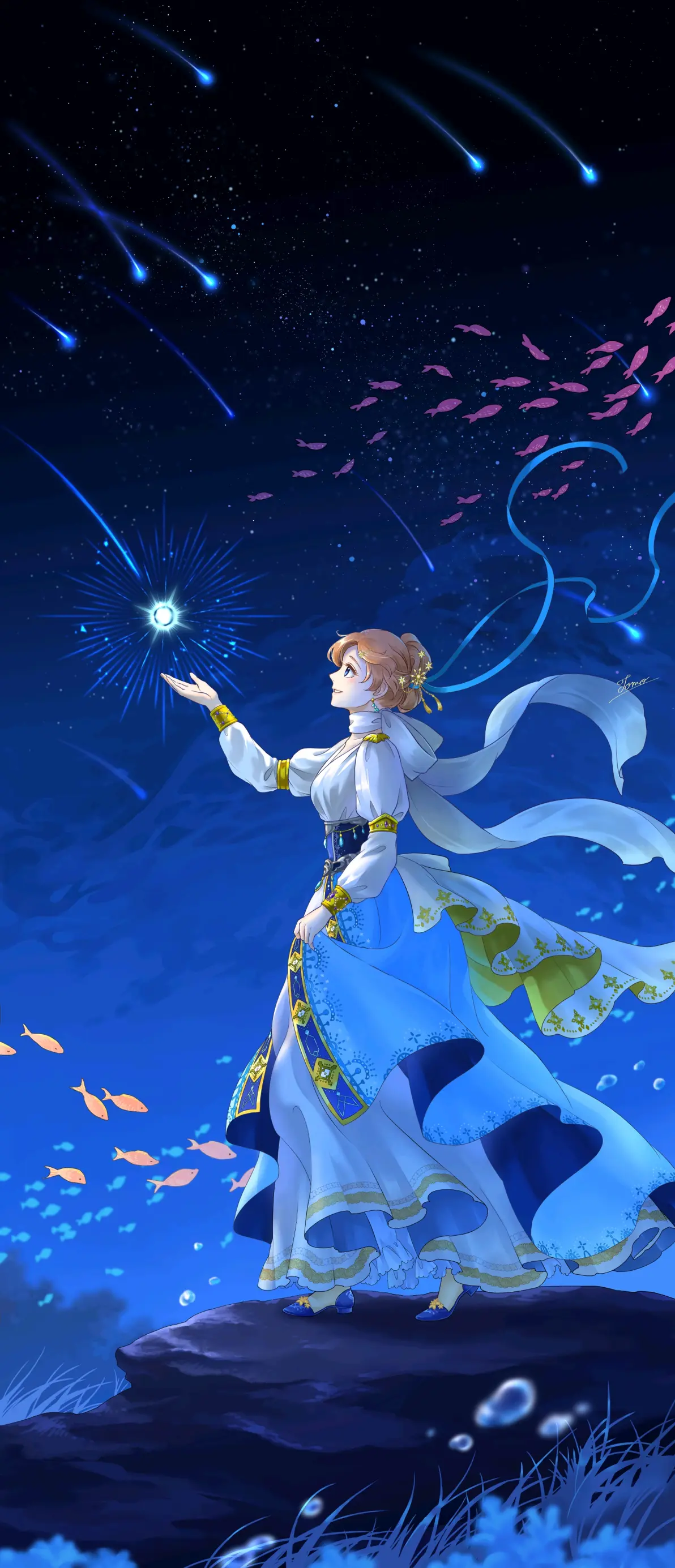 承载心愿 – 流星插画特辑