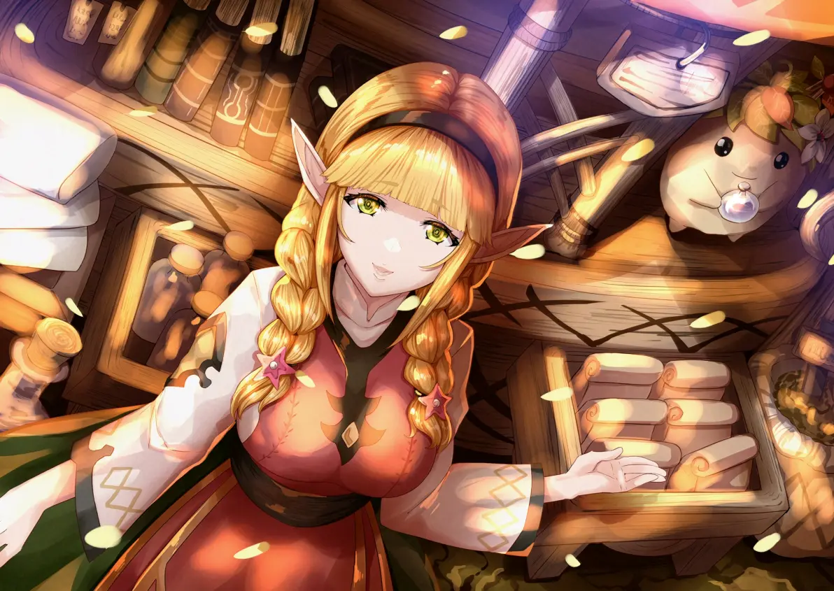 神秘又惹人怜爱 – 妖精插画特辑