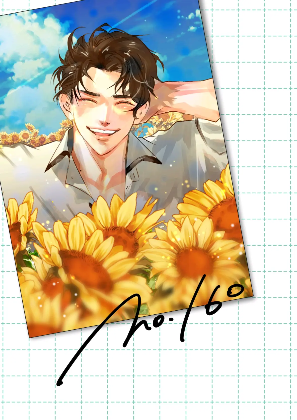 象征夏天的花卉 – 向日葵插画特辑