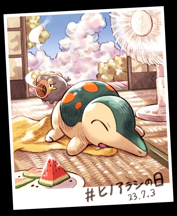 夏日回忆 – 西瓜插画特辑