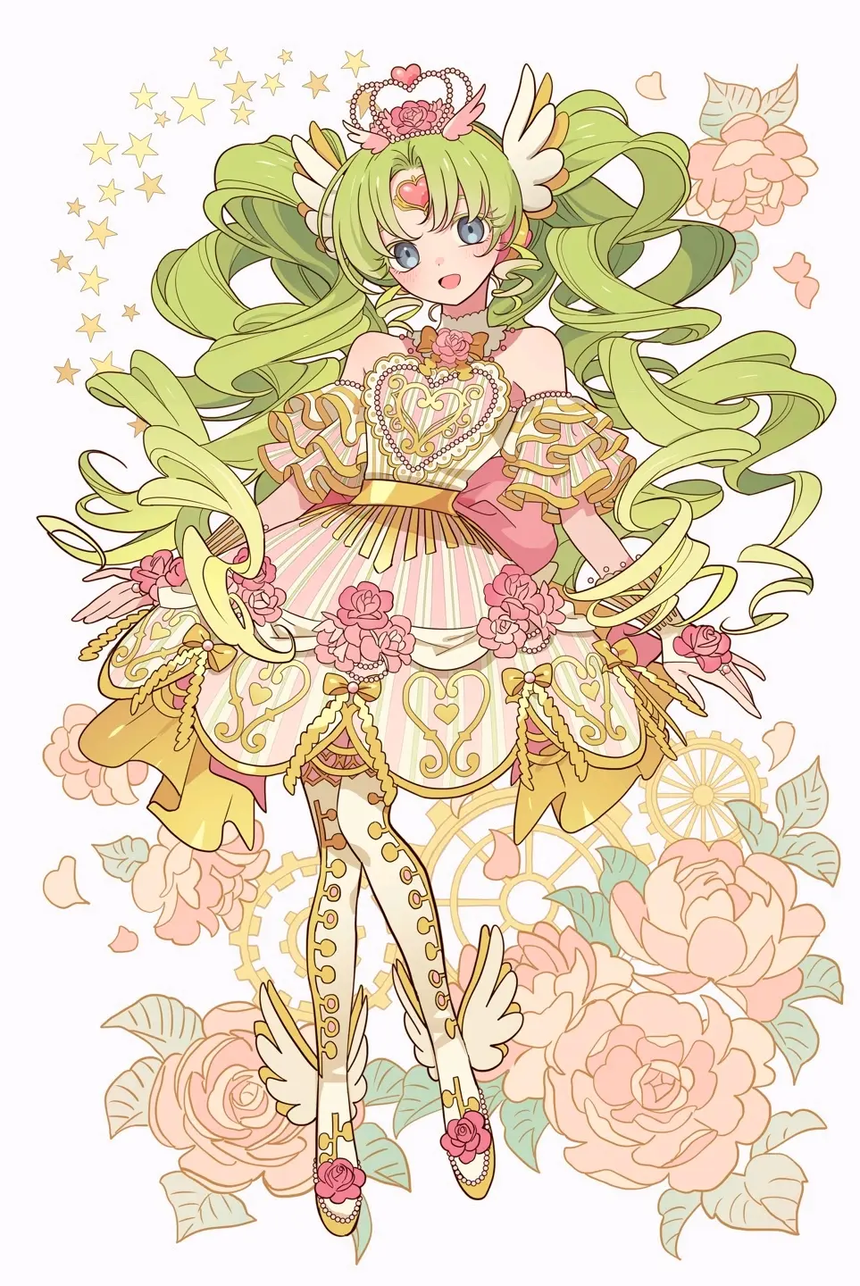 格式花样任君选！ – 花纹丝袜插画特辑