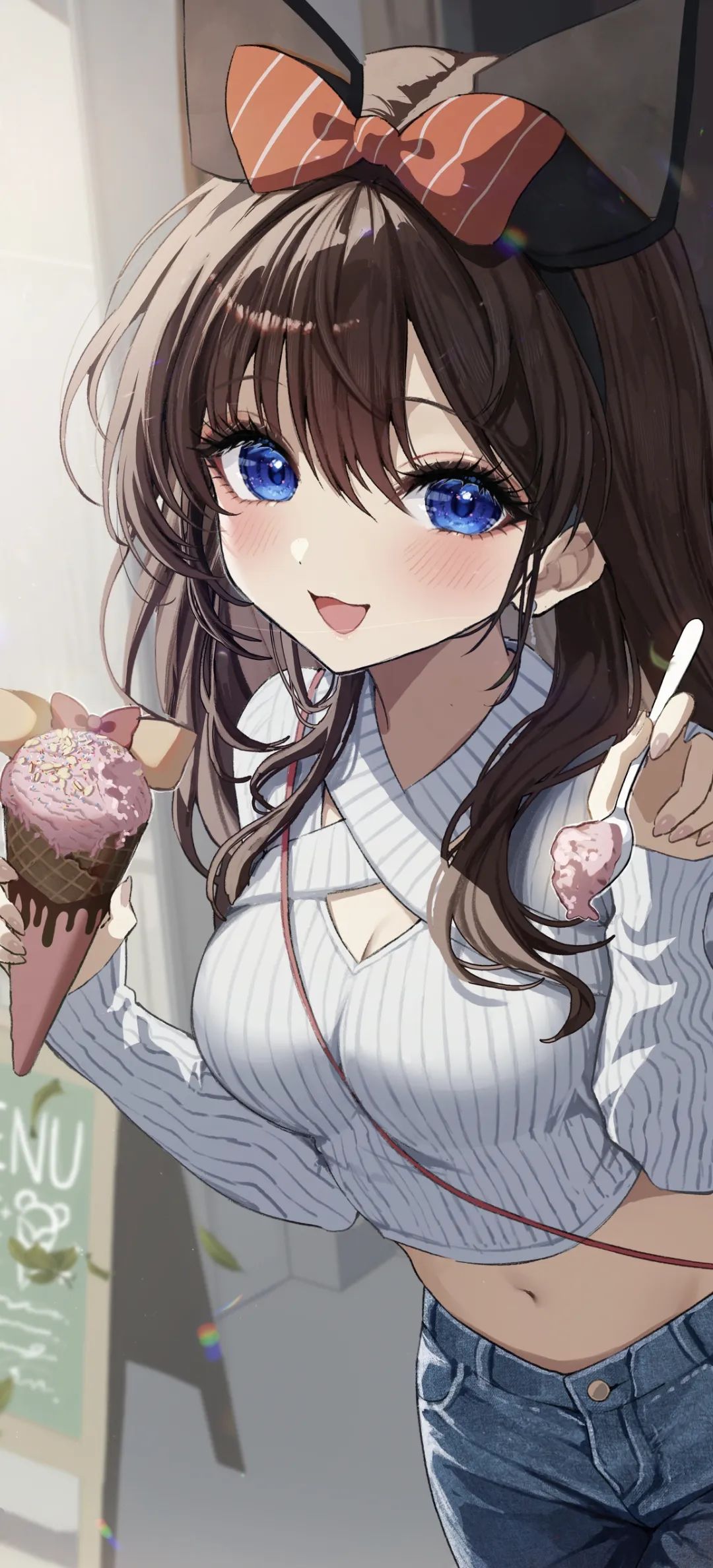 动漫壁纸 | 竹席吸走后背的燥热，梦里飘来茉莉的香