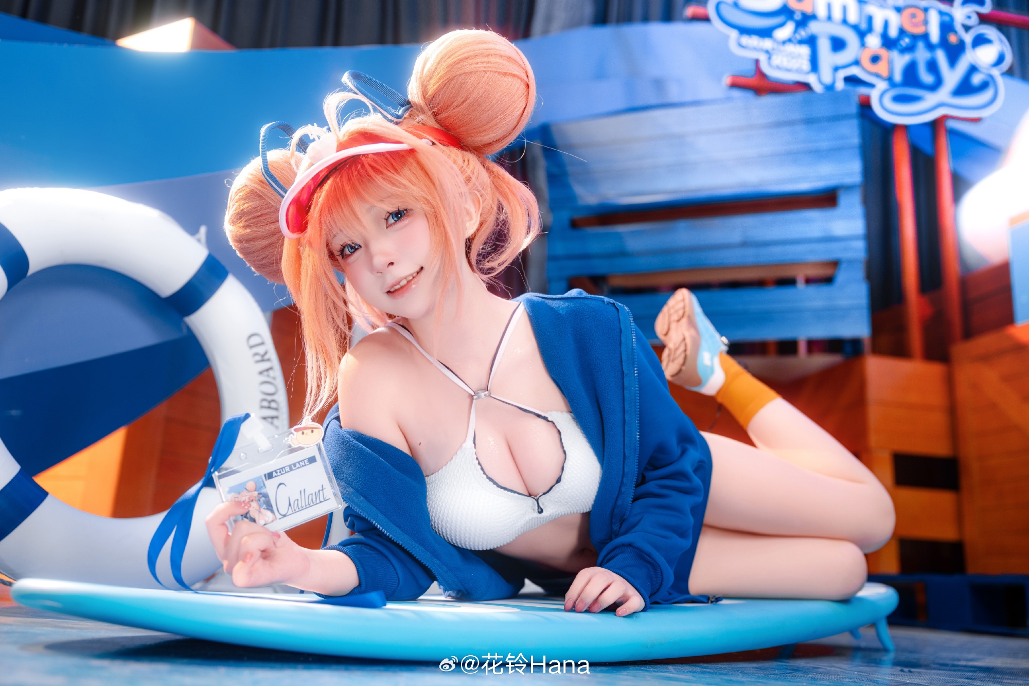Cosplay｜指挥官，能看到我吗？ 碧蓝航线 勇气@花铃Hana