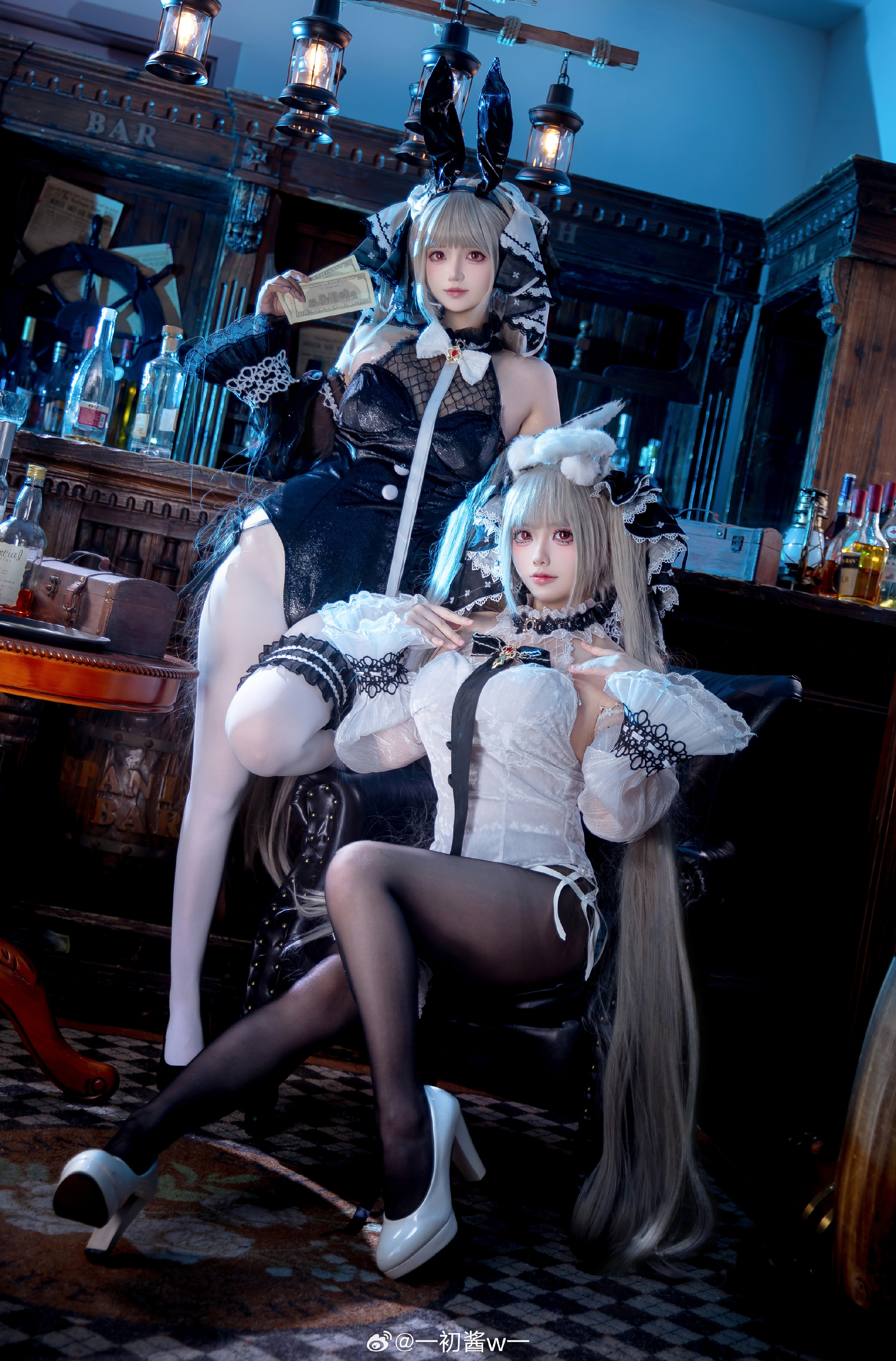 Cosplay｜来看两只兔兔🐰碧蓝航线 可畏@一初酱w一