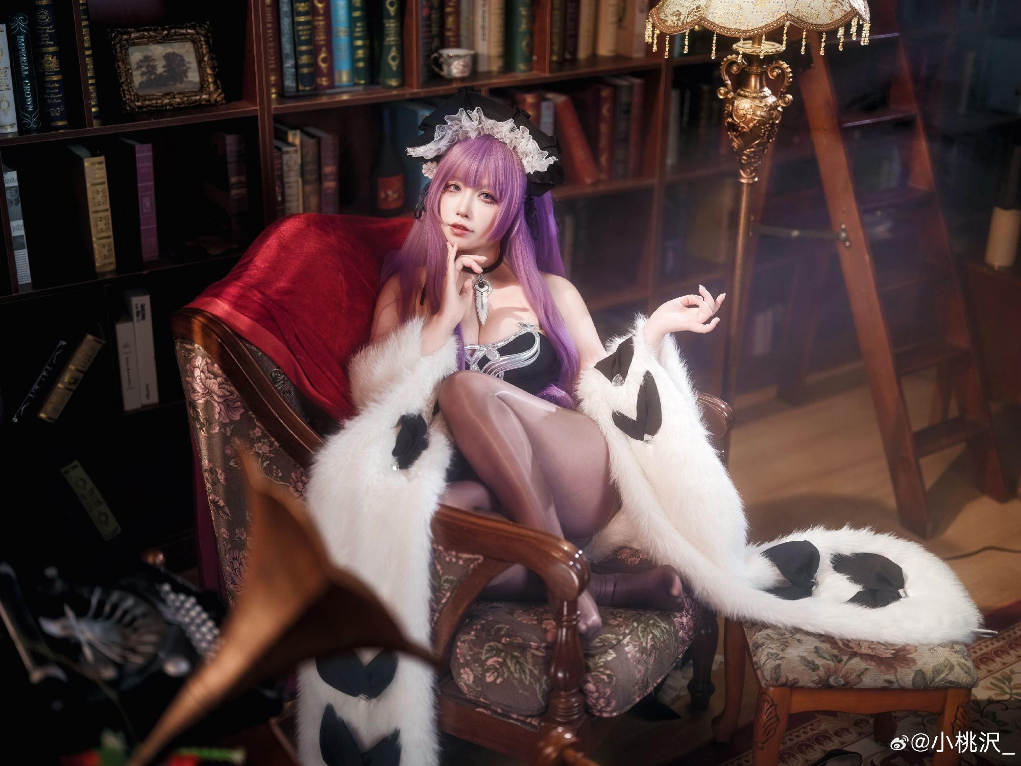 Cosplay｜塔什干·独属于你的邀约💜 碧蓝航线@小桃沢