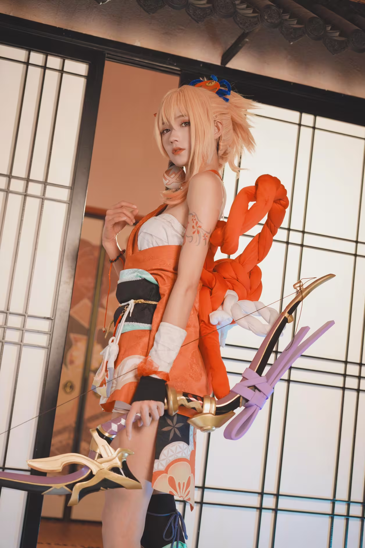 兔子演绎“我就说我就是宵宫”动漫风中热情绚烂