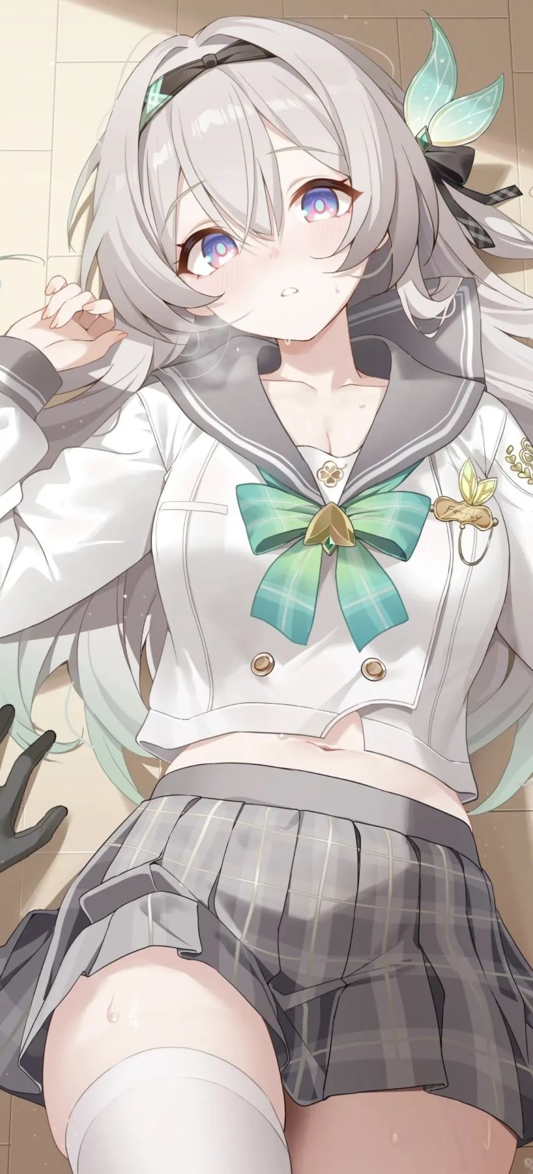 动漫壁纸 | 坐在廊下听雨，时间慢得如同凝固