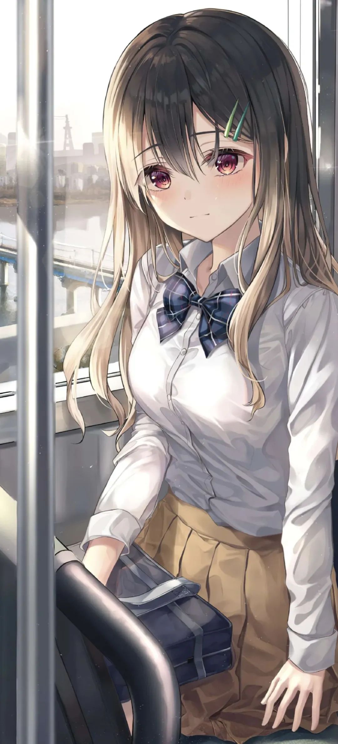 动漫壁纸 | 雨滴坠入心湖，漾开无声的温柔回响