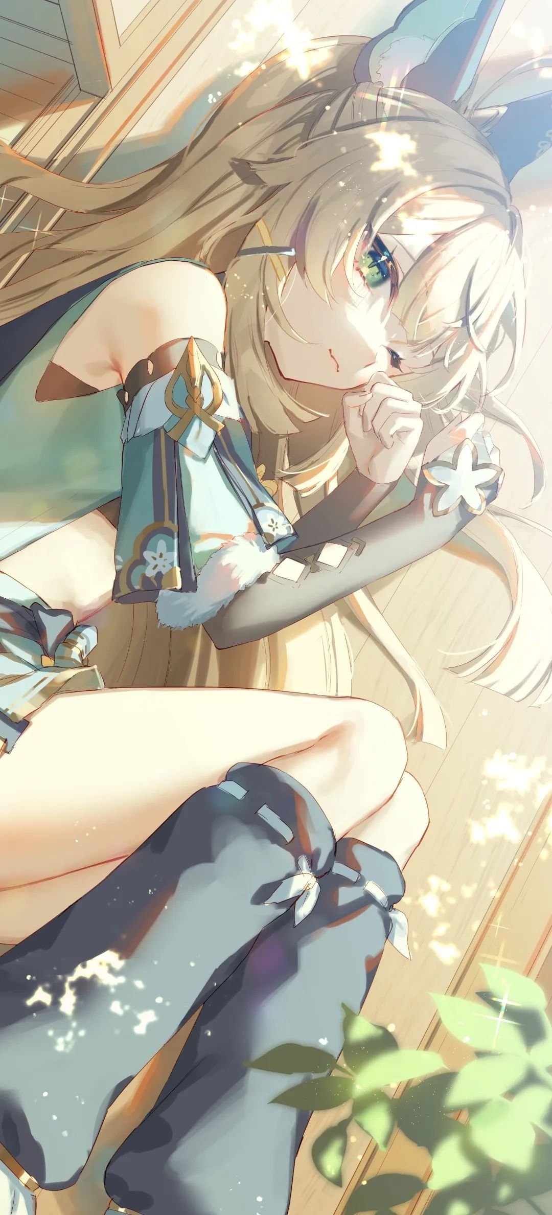 动漫壁纸 | 竹席吸走后背的燥热，梦里飘来茉莉的香