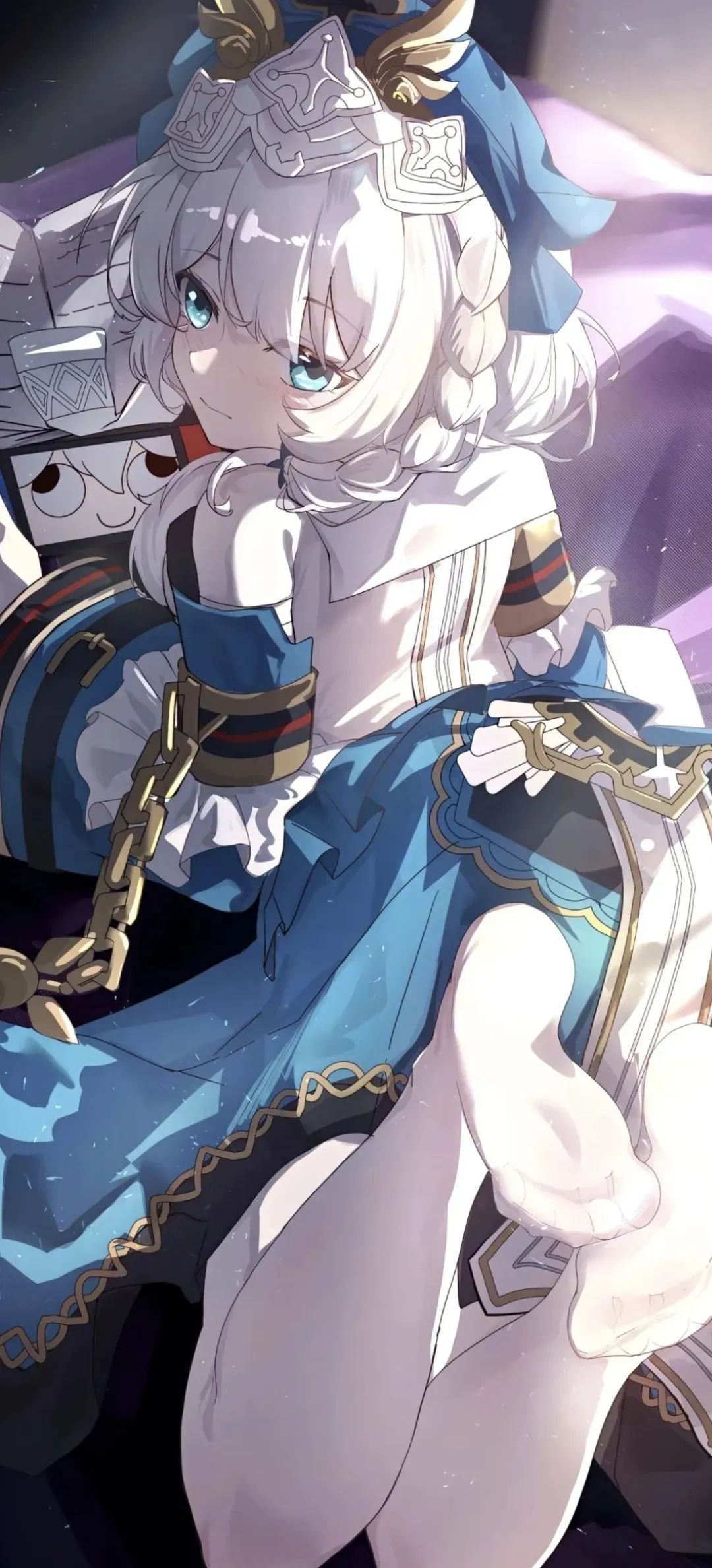 动漫壁纸 | 裂缝里长出的小蕨，正用绿意给时光补缀补丁