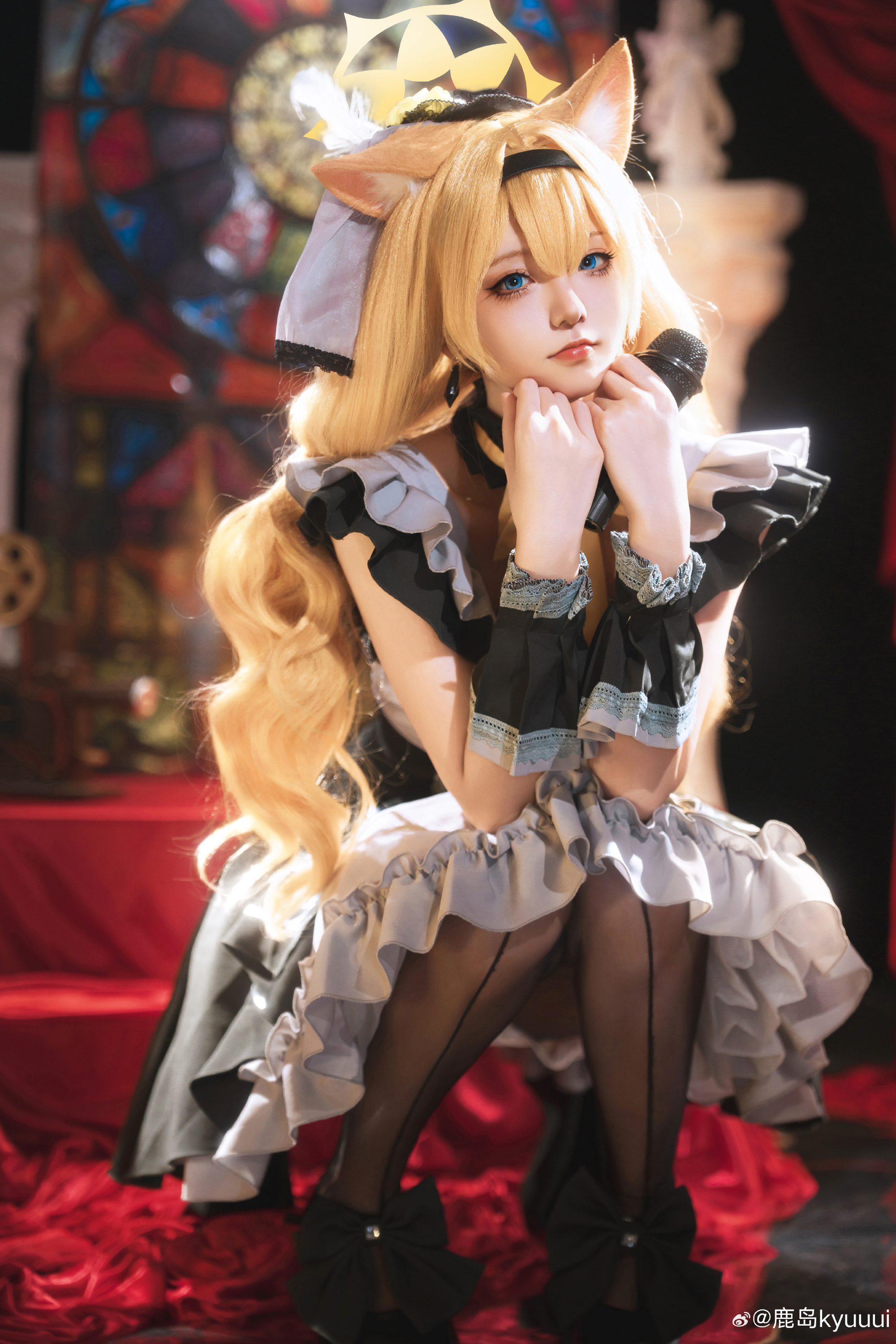 Cosplay｜本当は……憧れていたんです、アイドルに 碧蓝档案@鹿岛kyuuui