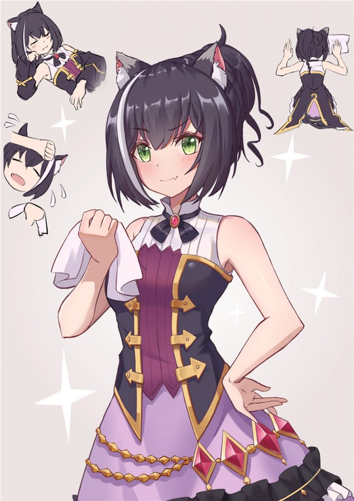 公主连结臭鼬凯露壁纸图包原画插画素材P站同人图合集